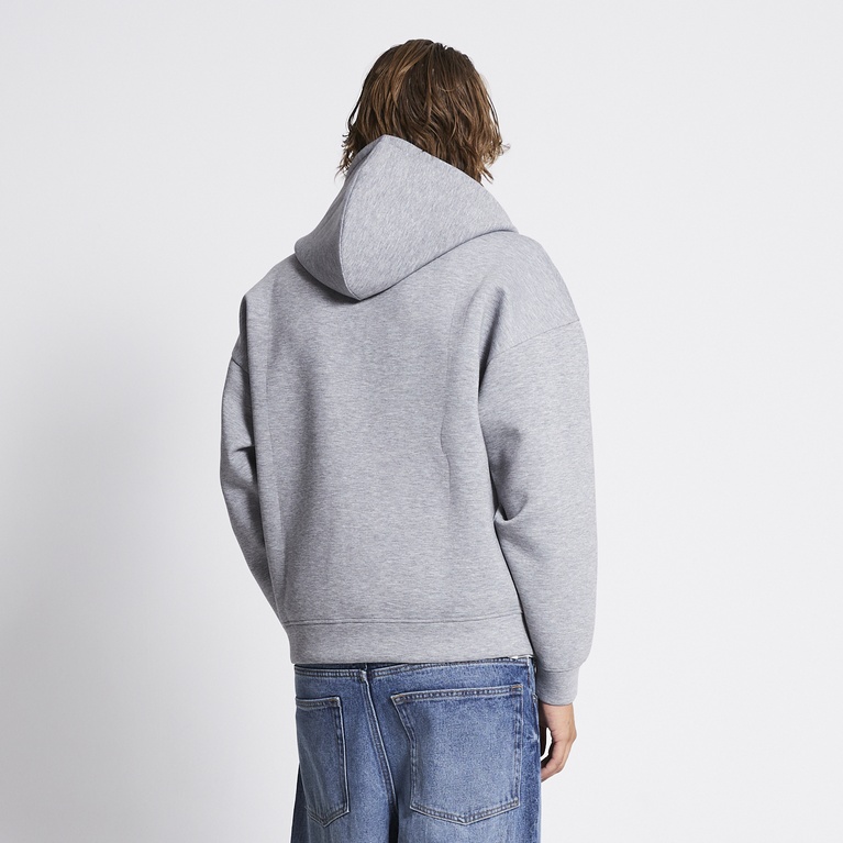 Boxy scuba zip hoodie "Stan"